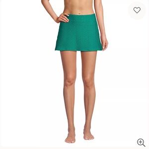 Island Emerald Green Swim Skirt